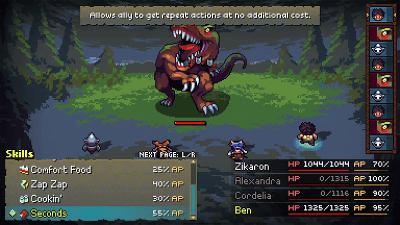 Quartet battle gameplay